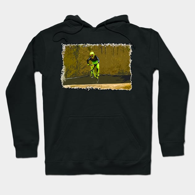 bmx Hoodie by rickylabellevie